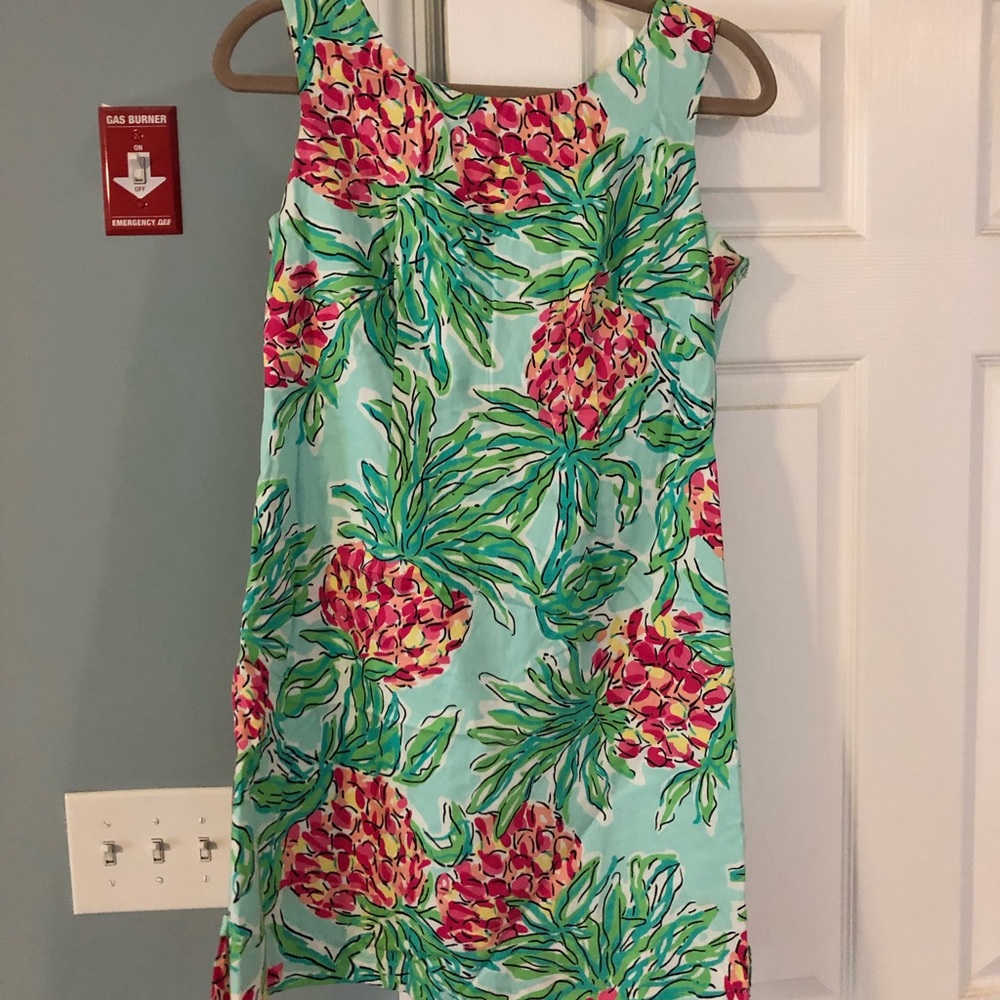 Lilly Pulitzer dress worn once pineapple print